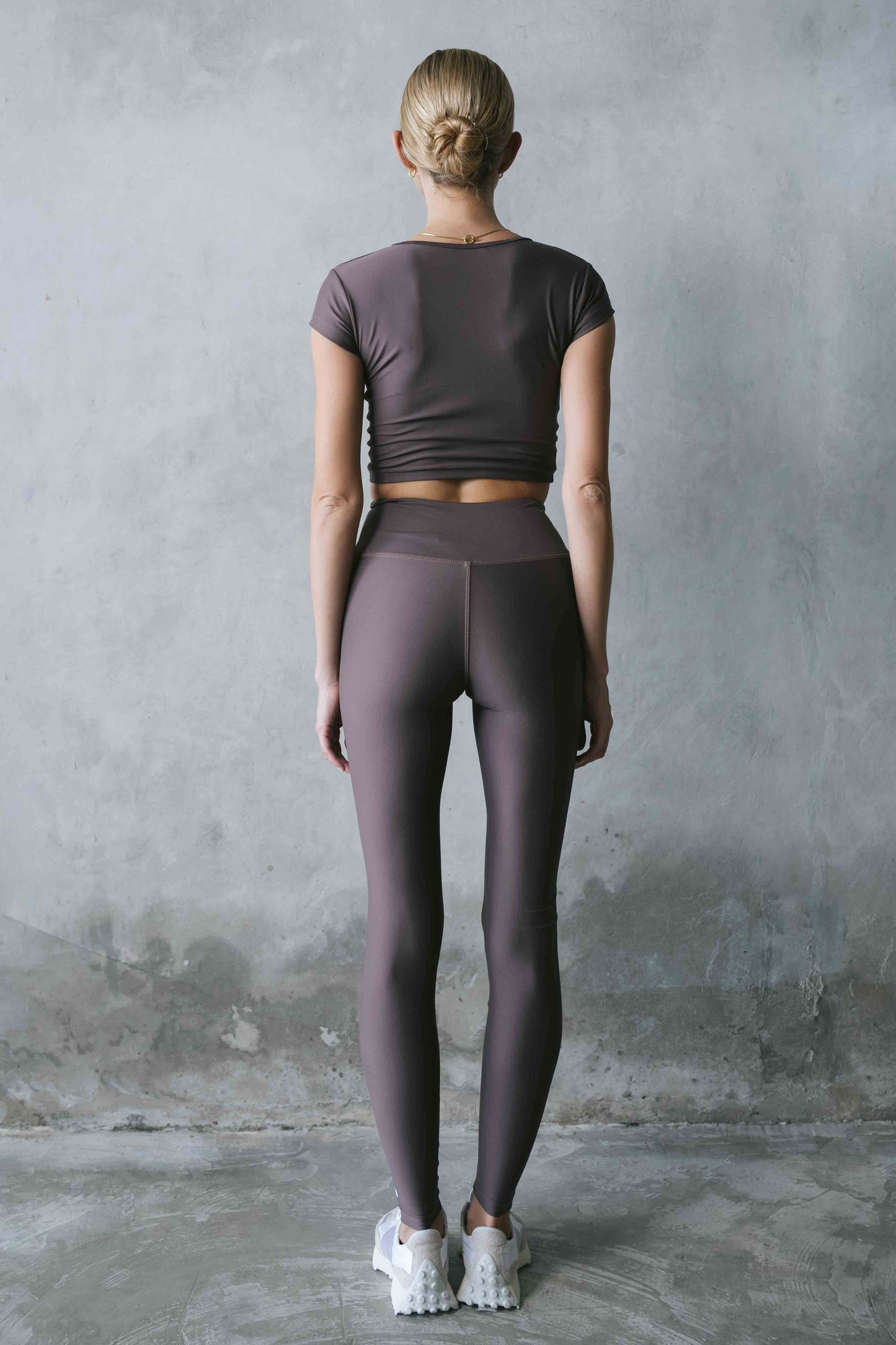 Fae Cap Sleeve Midi Tee - Taupe