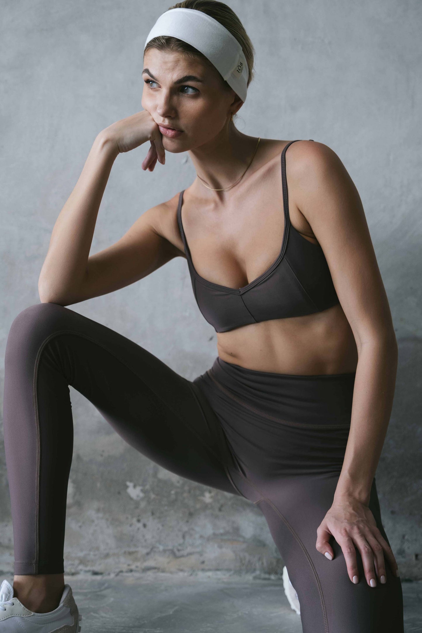 Sculpt Seamless Compression Leggings - Deep Taupe