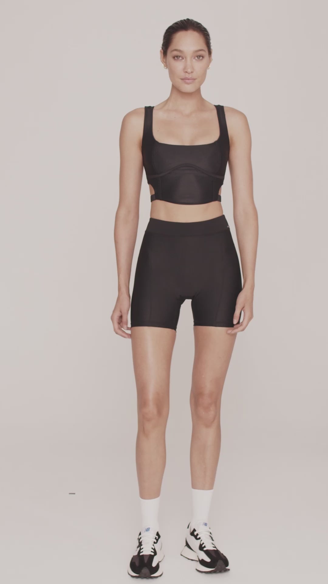 Léa Corset Crop - Black