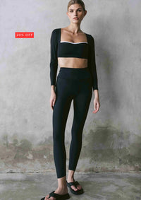 Sculpt Seamless Compression 7/8 Leggings - Black