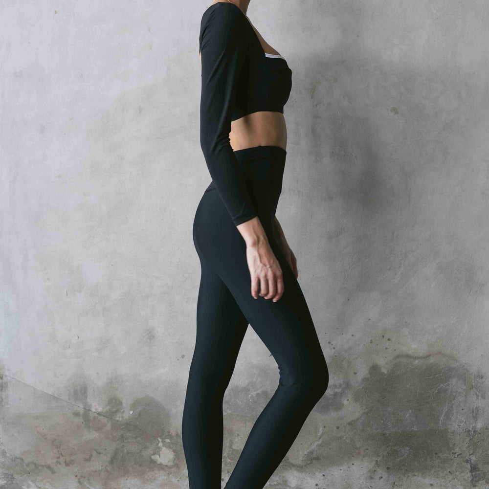 Sculpt Seamless Compression 7/8 Leggings - Black