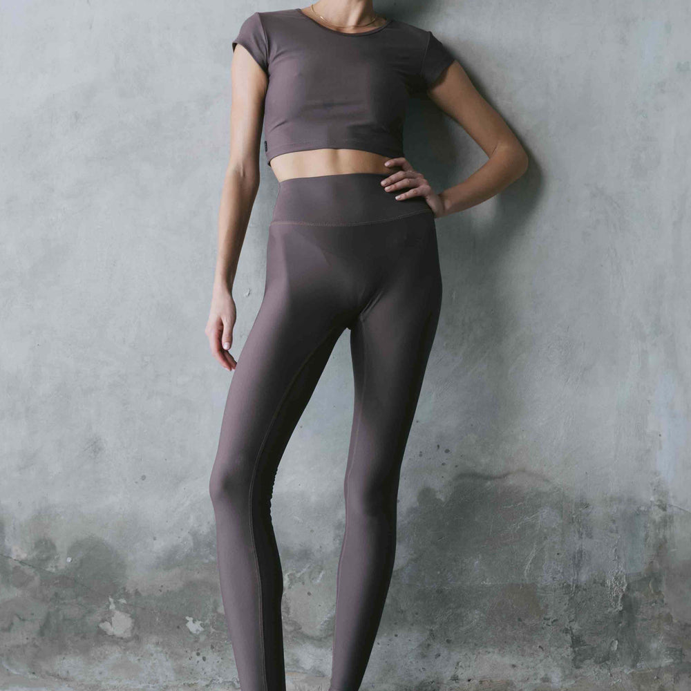 
                      
                        Fae Cap Sleeve Midi Tee - Taupe
                      
                    