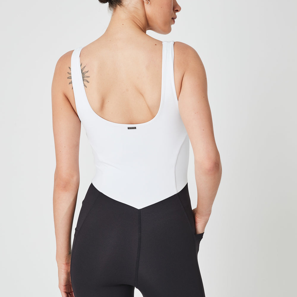 
                      
                        Sample Barbados Long Bodysuit With Pockets - White/Matte Black
                      
                    