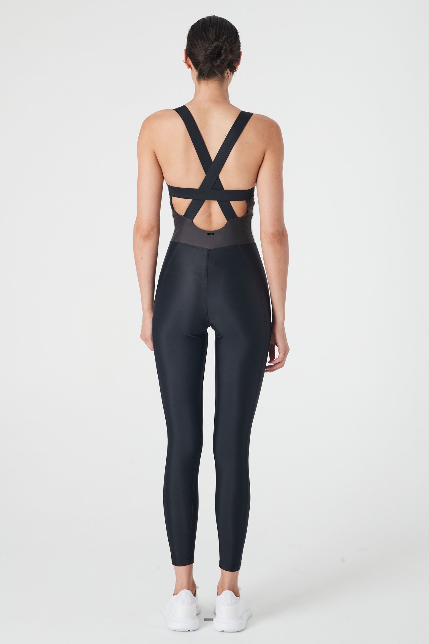 Èlle Corset Bodysuit - White/Ocean Blue