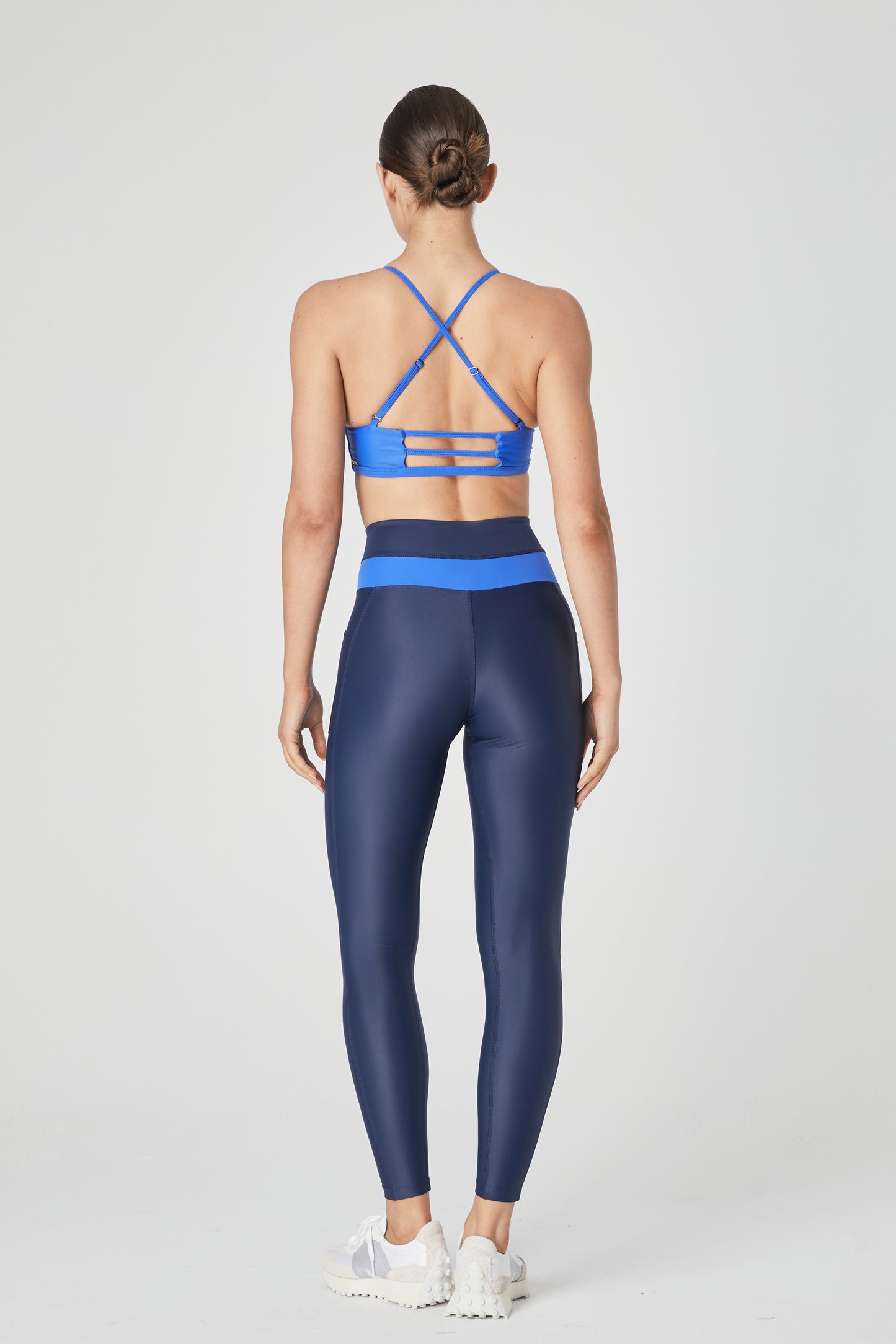 Chloè Corset Bra - Azure - 1Ō8 SPORTIF